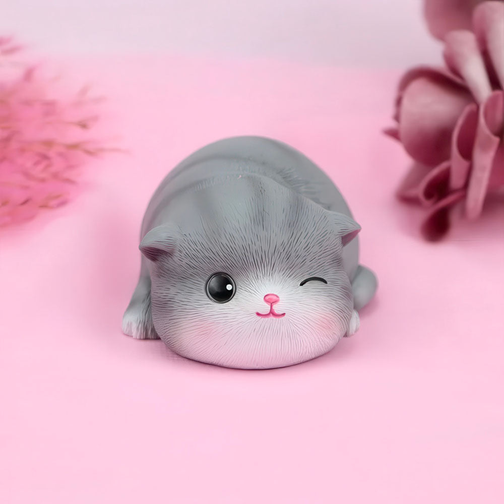 Figurine Résine Chaton Complice et Adorable