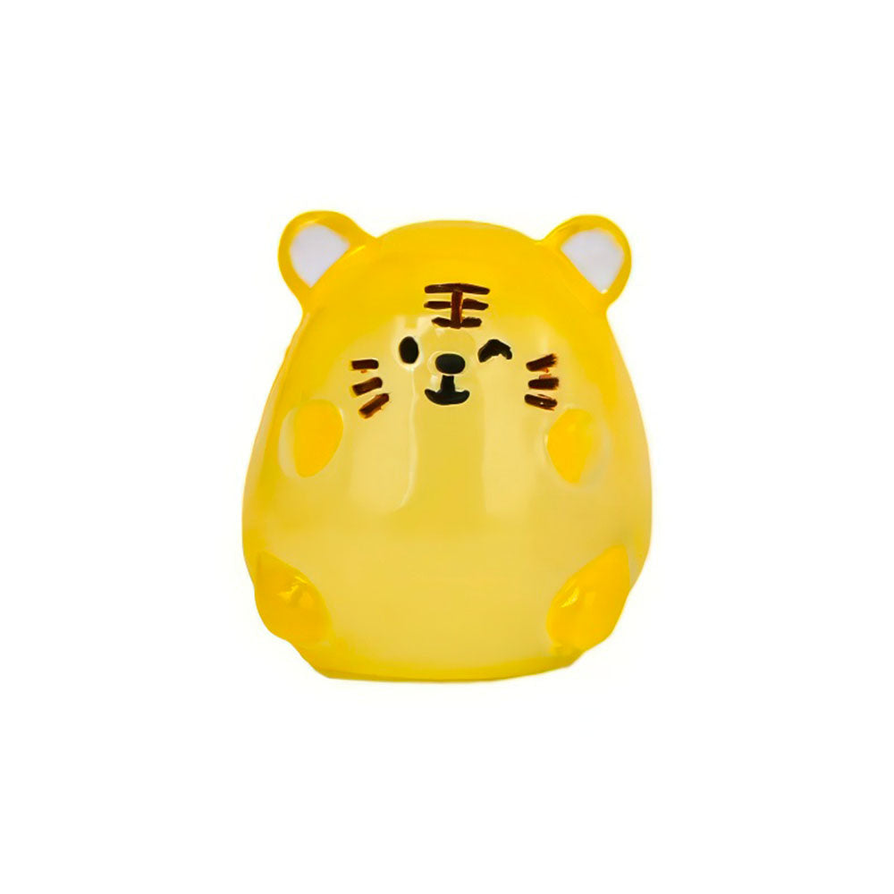 Mini Figurine Gabby Chat en Résine Jaune Lumineux