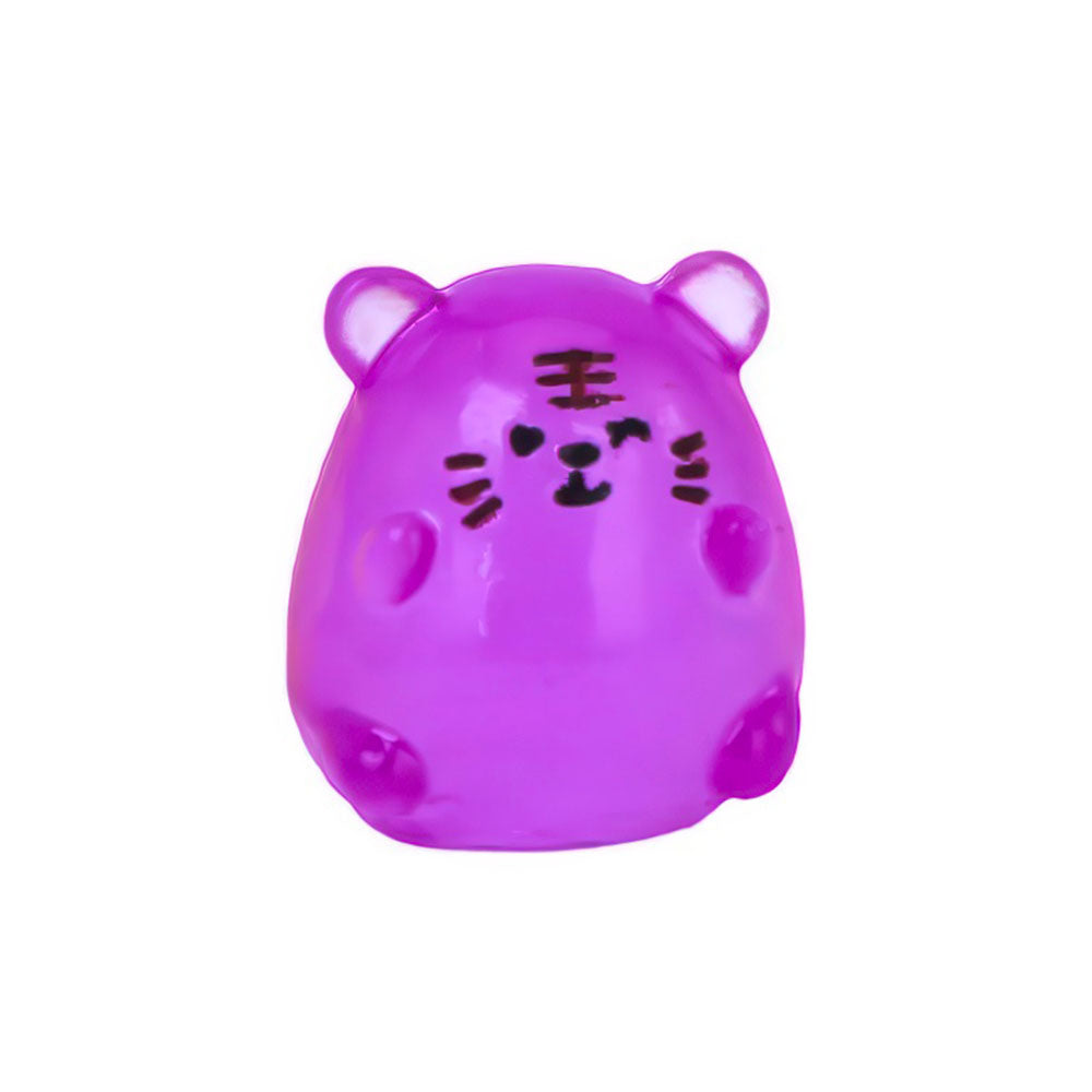 Figurine de Collection Gabby Chat en Résine Violette Lumineuse