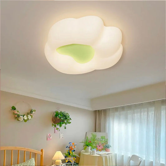 Lustre Mignon Griffe de Chat Vert pour Chambre d'Enfant