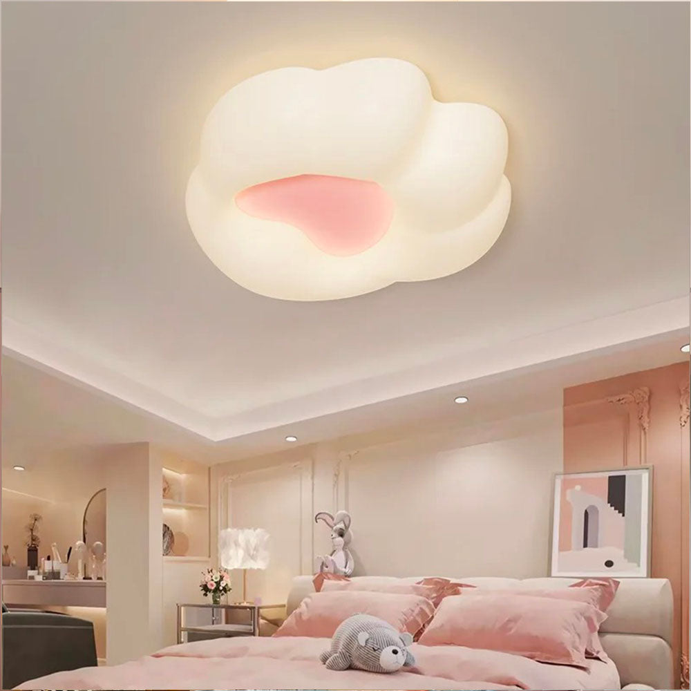 Magnifique Grand Lustre Griffe de Chat Rose pour Enfants Lampe