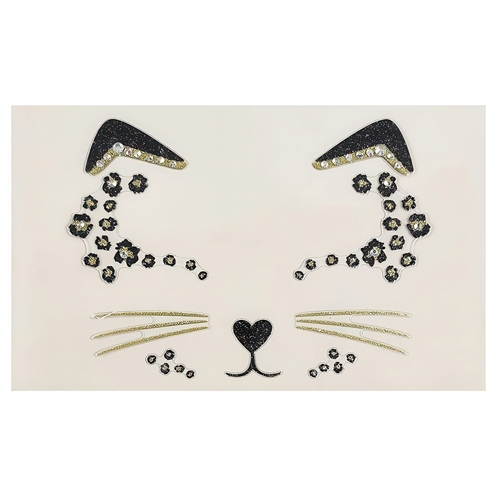 Magnifique Masque Tatouage pour Enfants Strass
