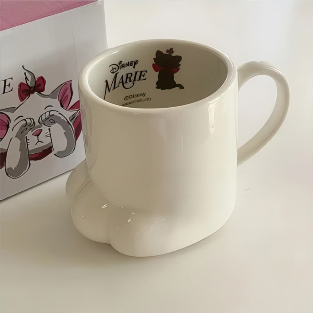 Mug Patte de Chat Blanc Cassé Disney Mary