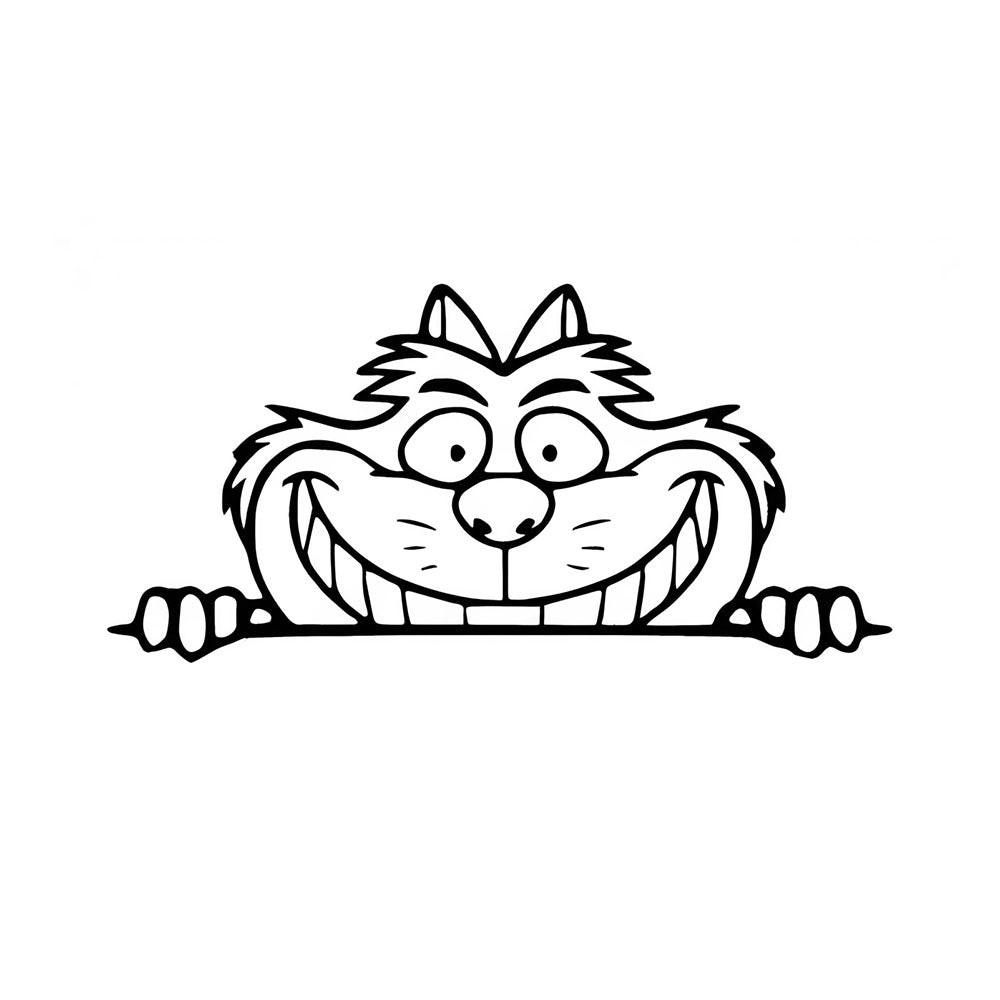 Chat Noir Cheshire Disney Autocollant