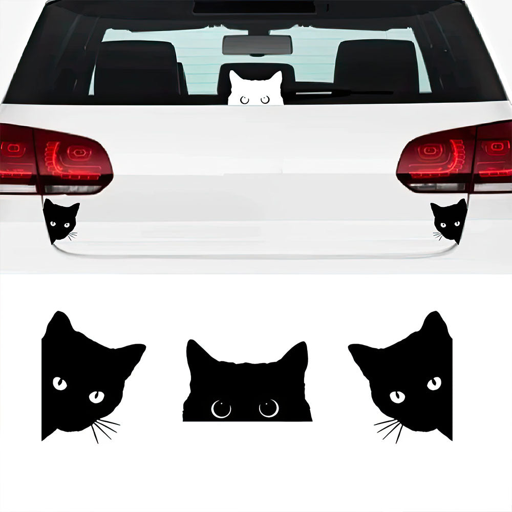 Stickers pour Voiture Tête de Chat