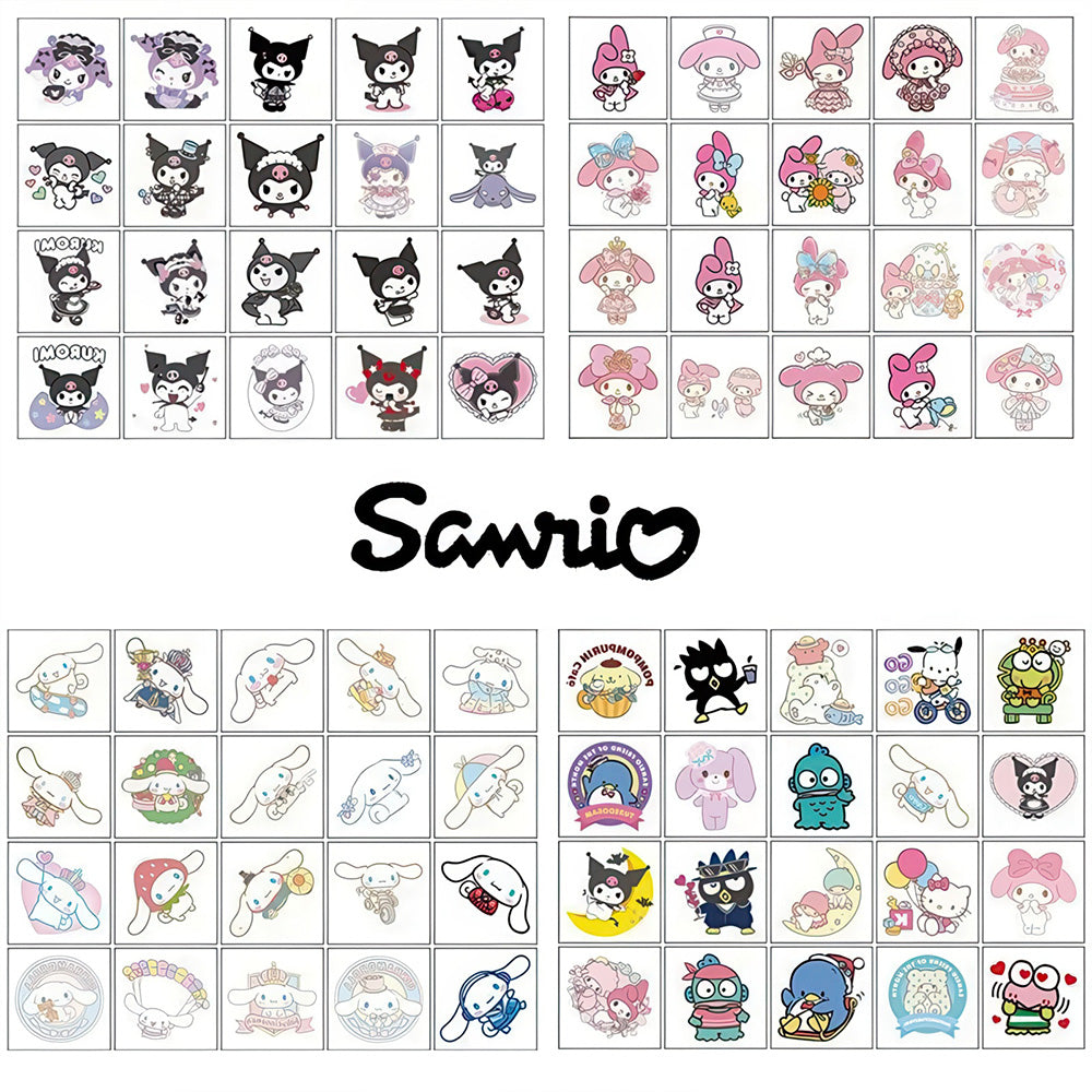 Plaques de Vingt Tatouages Temporaires pour Enfants Sanurgente