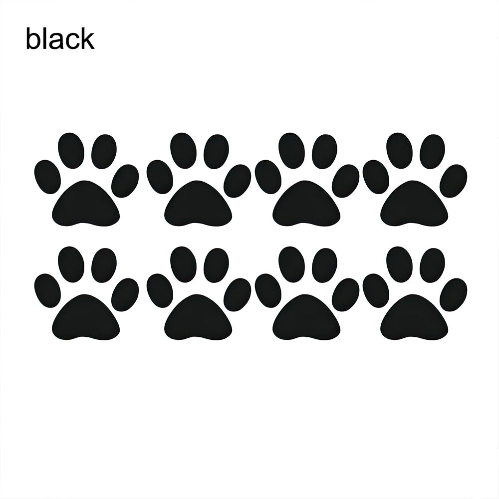 Pattes de Chat Autocollant pour Voiture Noir