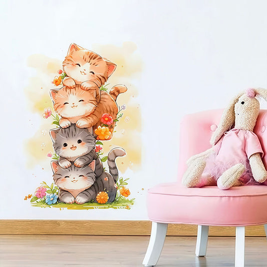 Stickers Déco Chatons Adorables pour Chambre Enfant