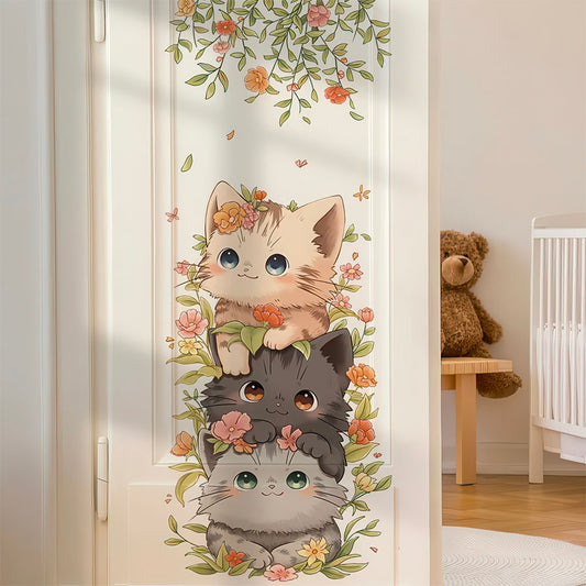 Autocollant Coloré Chatons Adorables pour Enfants 