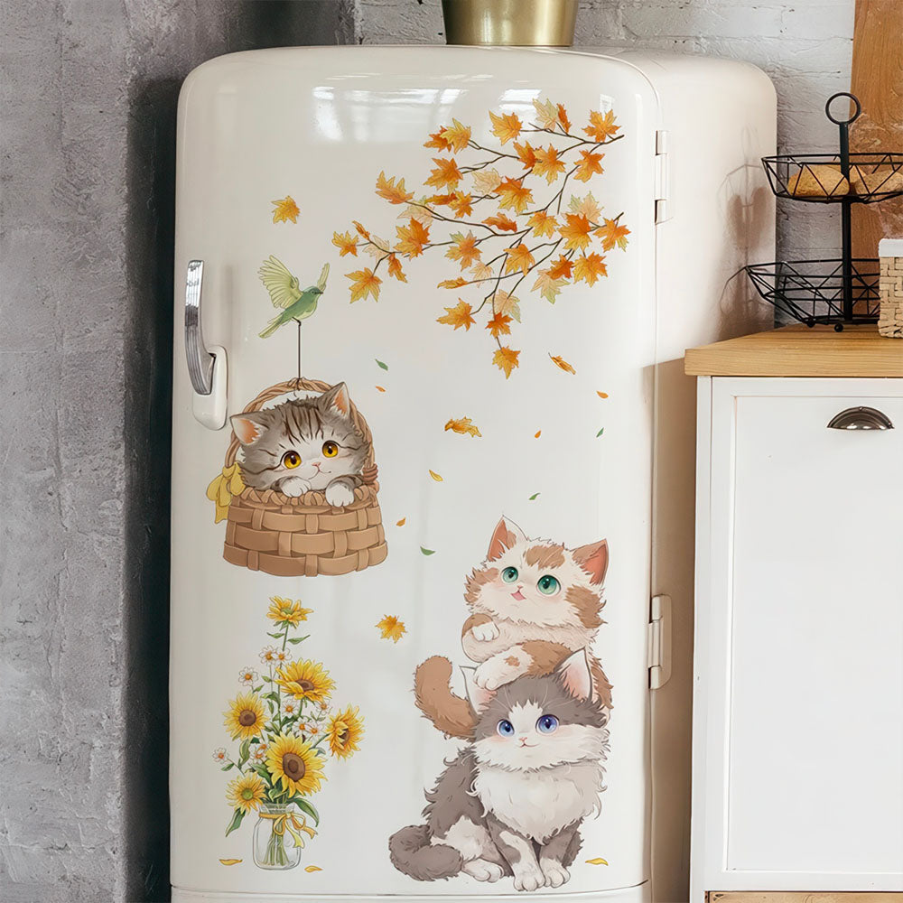 Stickers Muraux pour Enfants Chatons et Nature