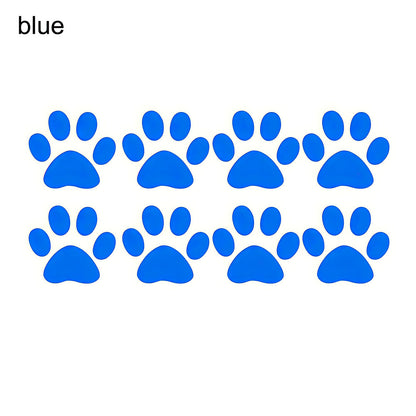 Stickers Pattes de Chats Bleus Pour Auto